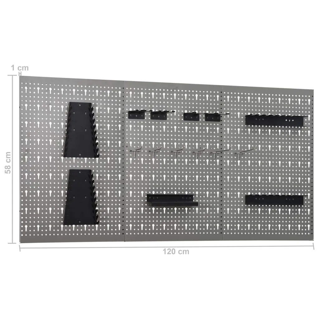 Banco de trabaño con Tres Paneles de Pared y un Armario, Banco De Trabajo, Mesa Trabajo Taller, Mesa De Trabajo, Banco Herramientas, Mesas De Taller,